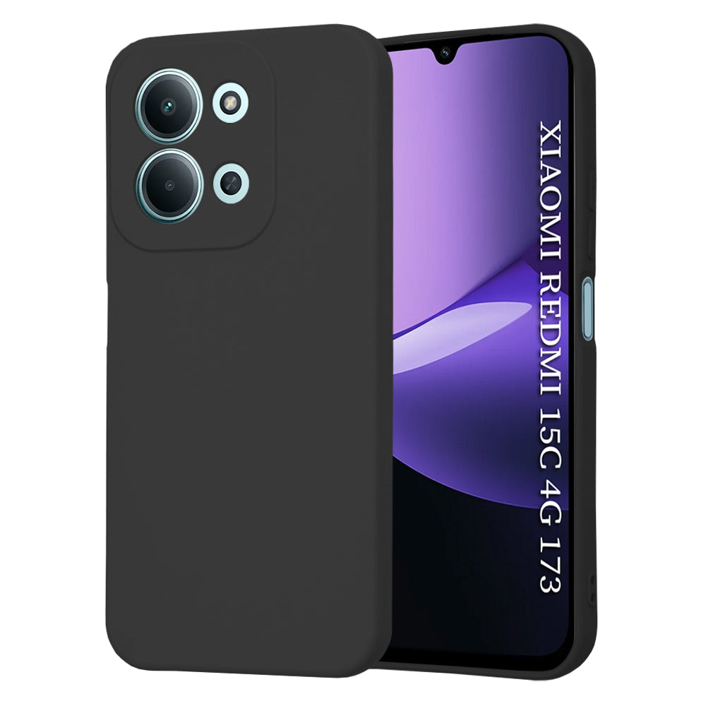 Obal na Xiaomi Redmi 15C 5G / 15C 4G, Techsuit, SoftFlex, čierny