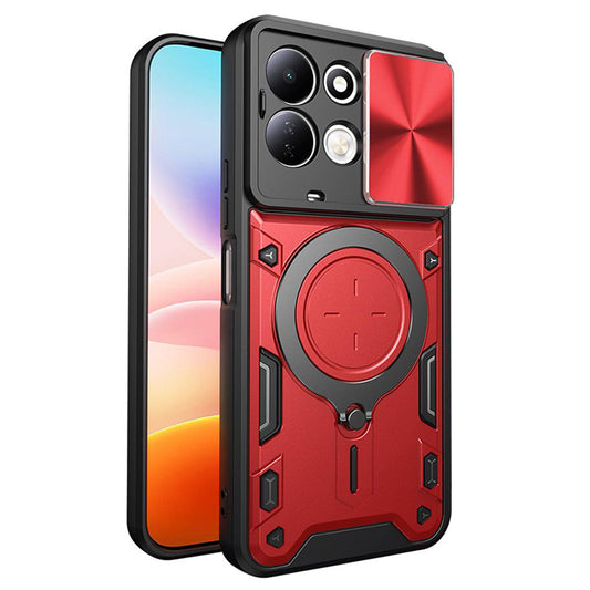 Puzdro pre Xiaomi Redmi 17 5G / 17 4G, Techsuit, CamGuard Pro, červené