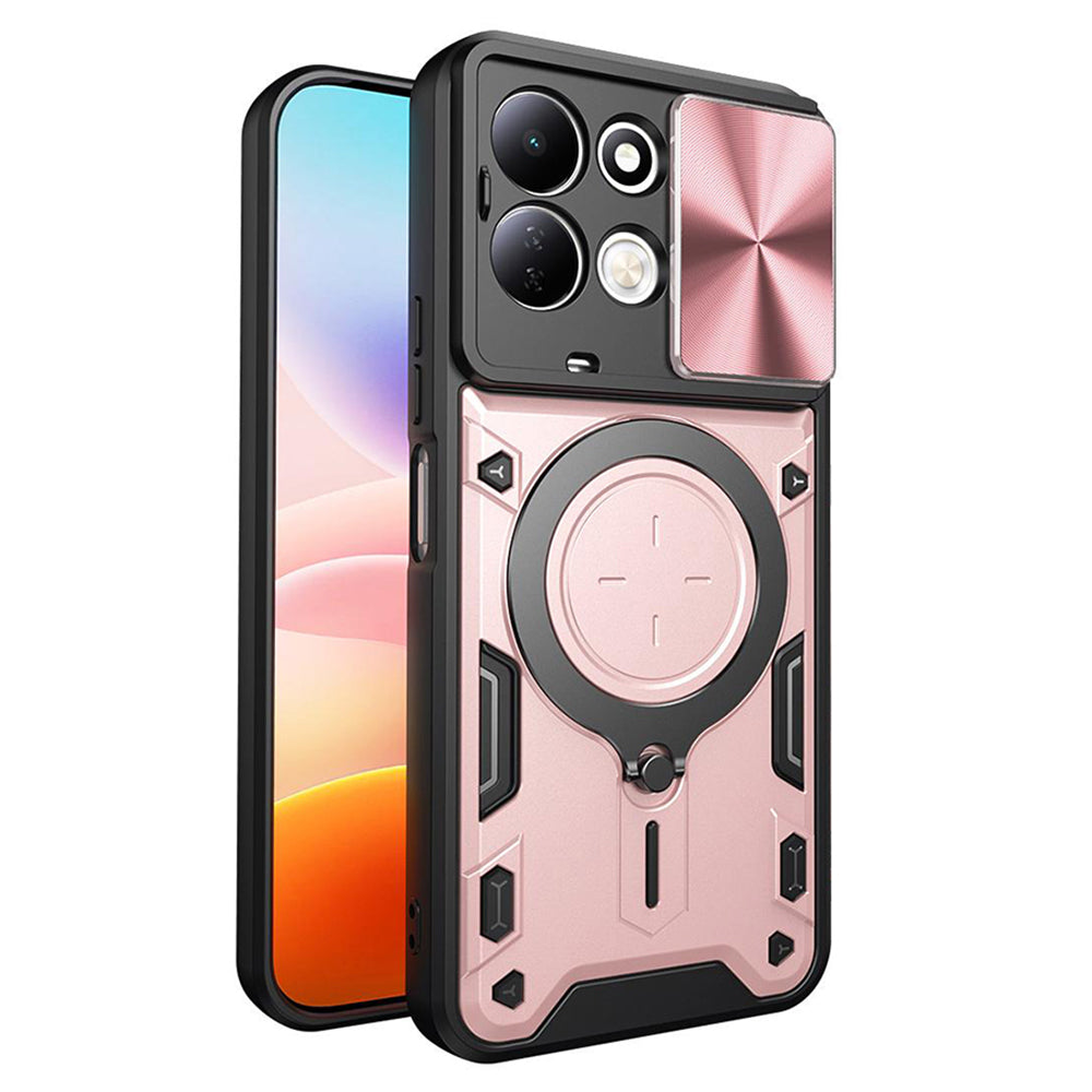 Puzdro pre Xiaomi Redmi 17 5G / 17 4G, Techsuit, CamGuard Pro, ružovozlaté