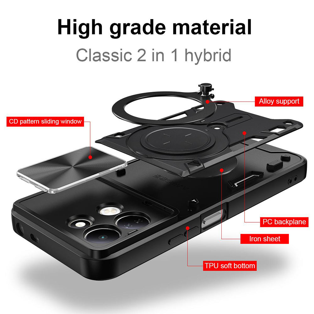 Puzdro pre Xiaomi Redmi 17 5G / 17 4G, Techsuit, CamGuard Pro, ružovozlaté