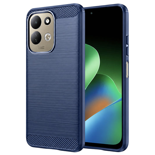 Puzdro pre Xiaomi Redmi 17 5G / 17 4G, Techsuit, Karbón, Modrá