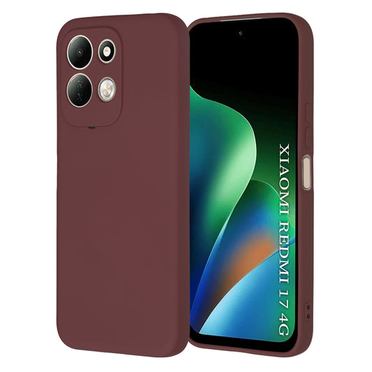 Puzdro pre Xiaomi Redmi 17 5G / 17 4G, Techsuit, SoftFlex, bordové