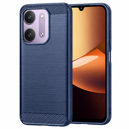 Puzdro na Xiaomi Redmi 17C 5G, Techsuit, Carbon, modré