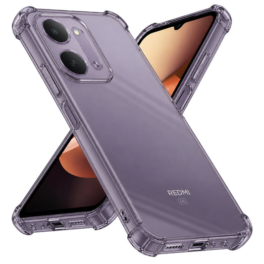 Case for Xiaomi Redmi 17C 5G, Techsuit, Shockproof Clear, Smoke