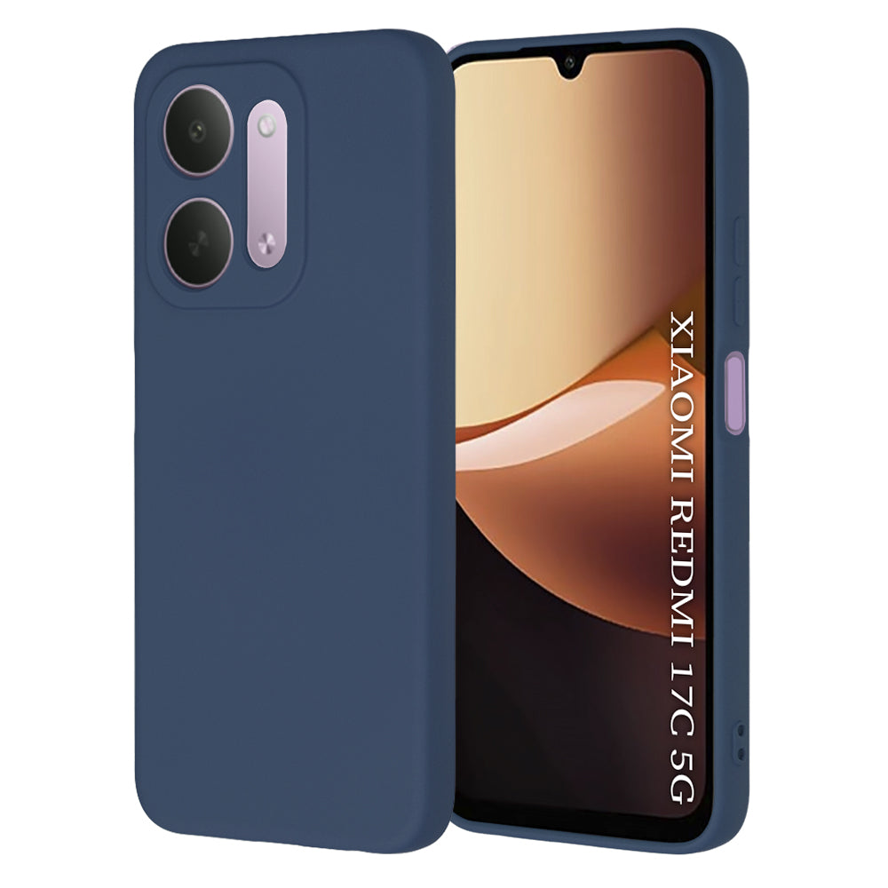 Puzdro pre Xiaomi Redmi 17C 5G, Techsuit, SoftFlex, tmavomodré