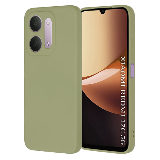 Puzdro na Xiaomi Redmi 17C 5G, Techsuit, SoftFlex, Matcha