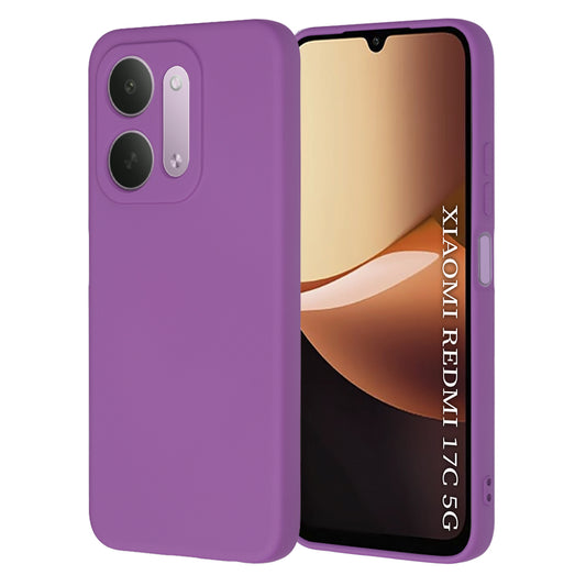 Puzdro pre Xiaomi Redmi 17C 5G, Techsuit, SoftFlex, fialové