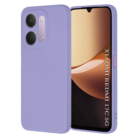 Puzdro na Xiaomi Redmi 17C 5G, Techsuit, SoftFlex, svetlofialové