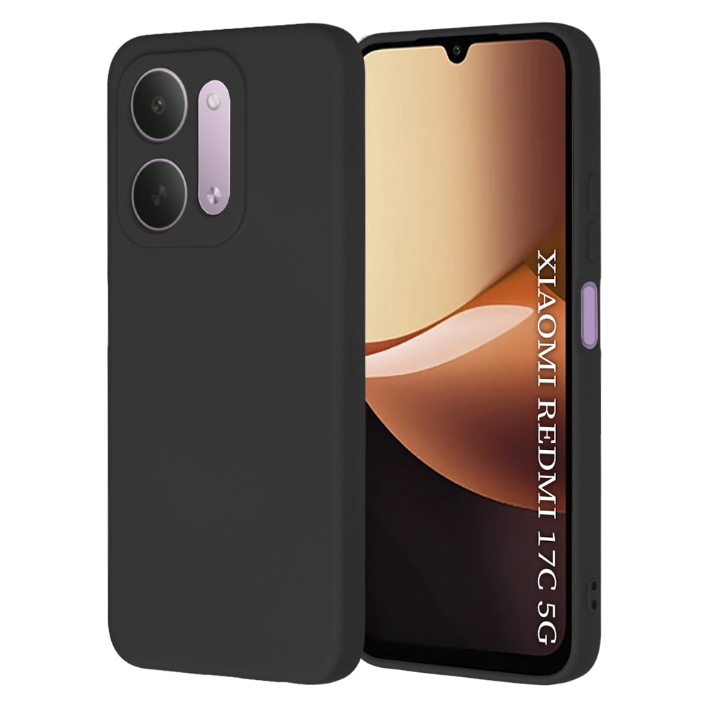 Puzdro pre Xiaomi Redmi 17C 5G, Techsuit, SoftFlex, čierne