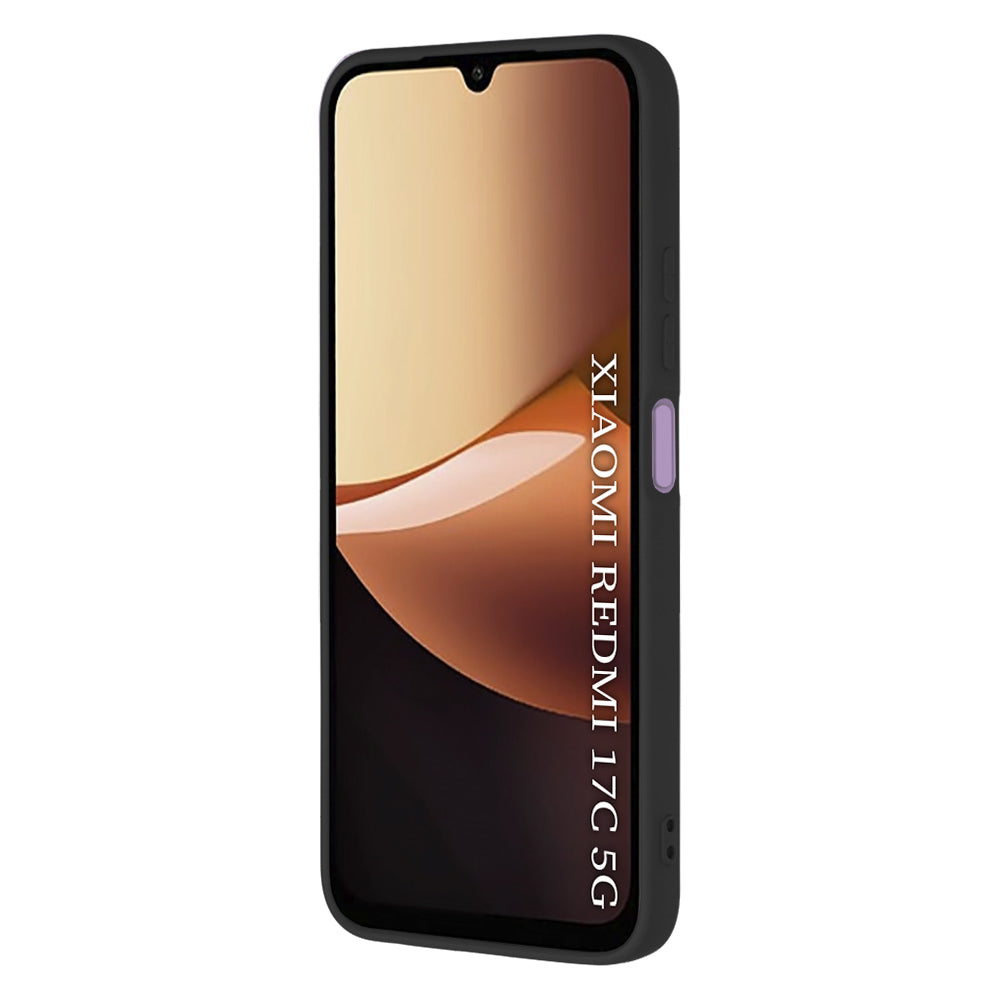 Puzdro pre Xiaomi Redmi 17C 5G, Techsuit, SoftFlex, čierne