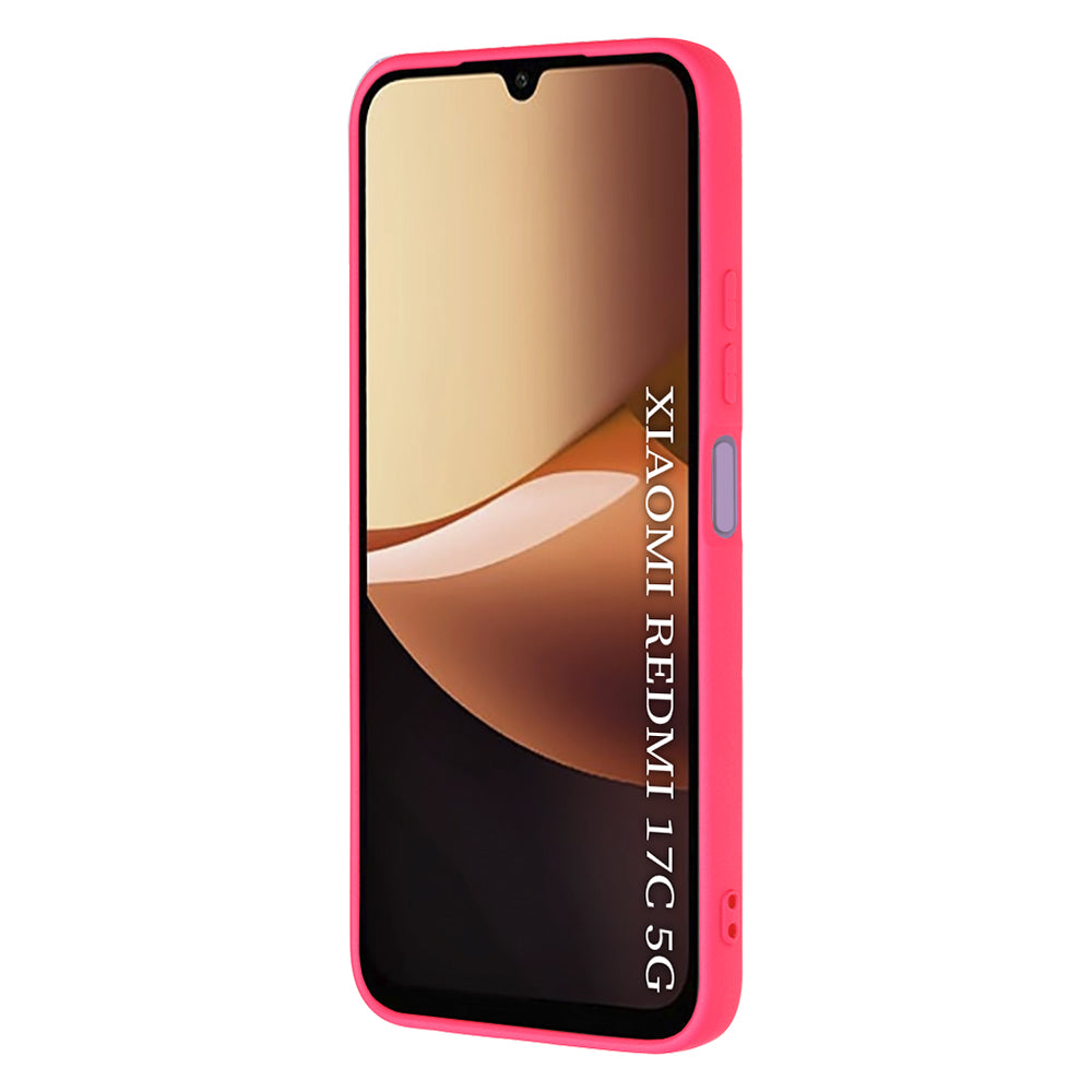 Puzdro na Xiaomi Redmi 17C 5G, Techsuit, SoftFlex, tmavoružové
