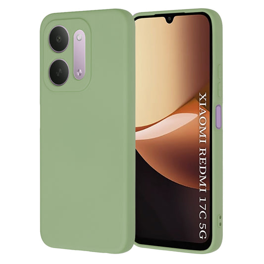 Puzdro na Xiaomi Redmi 17C 5G, Techsuit, SoftFlex, svetlozelené