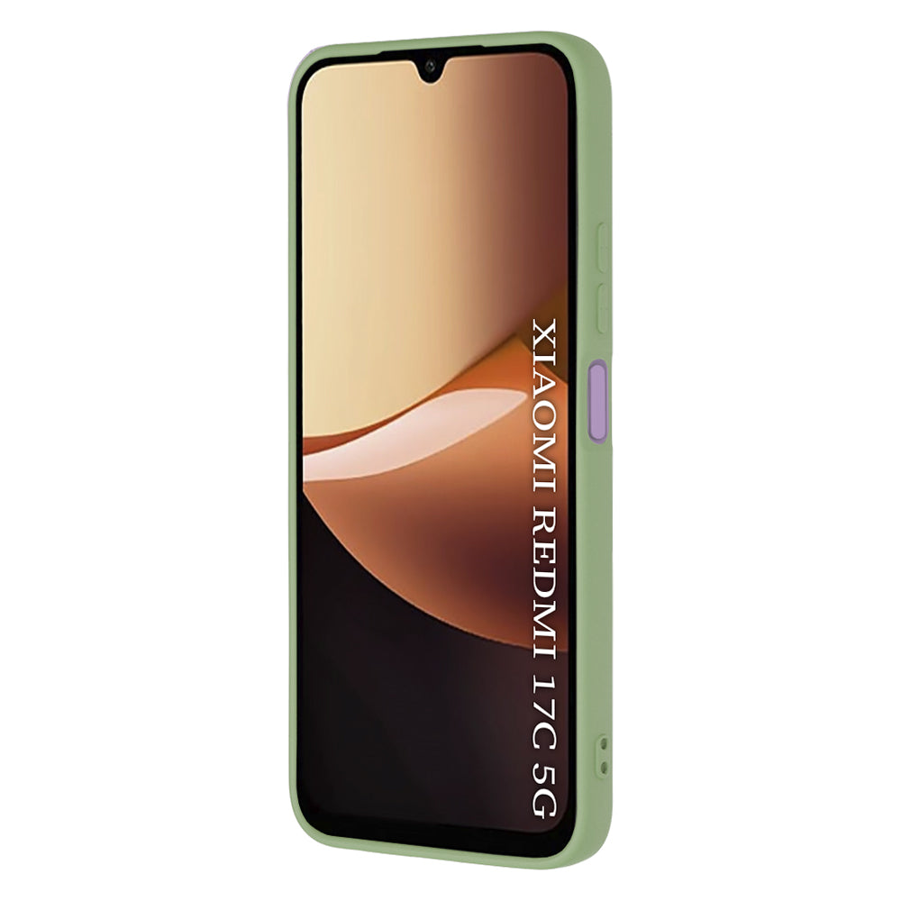 Puzdro na Xiaomi Redmi 17C 5G, Techsuit, SoftFlex, svetlozelené