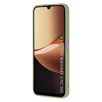 Puzdro na Xiaomi Redmi 17C 5G, Techsuit, SoftFlex, svetlozelené