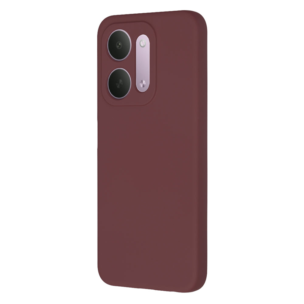 Puzdro na Xiaomi Redmi 17C 5G, Techsuit, SoftFlex, bordové
