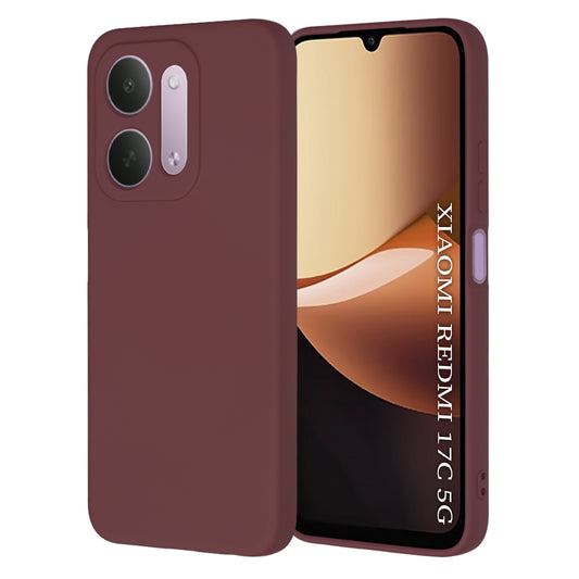 Puzdro na Xiaomi Redmi 17C 5G, Techsuit, SoftFlex, bordové
