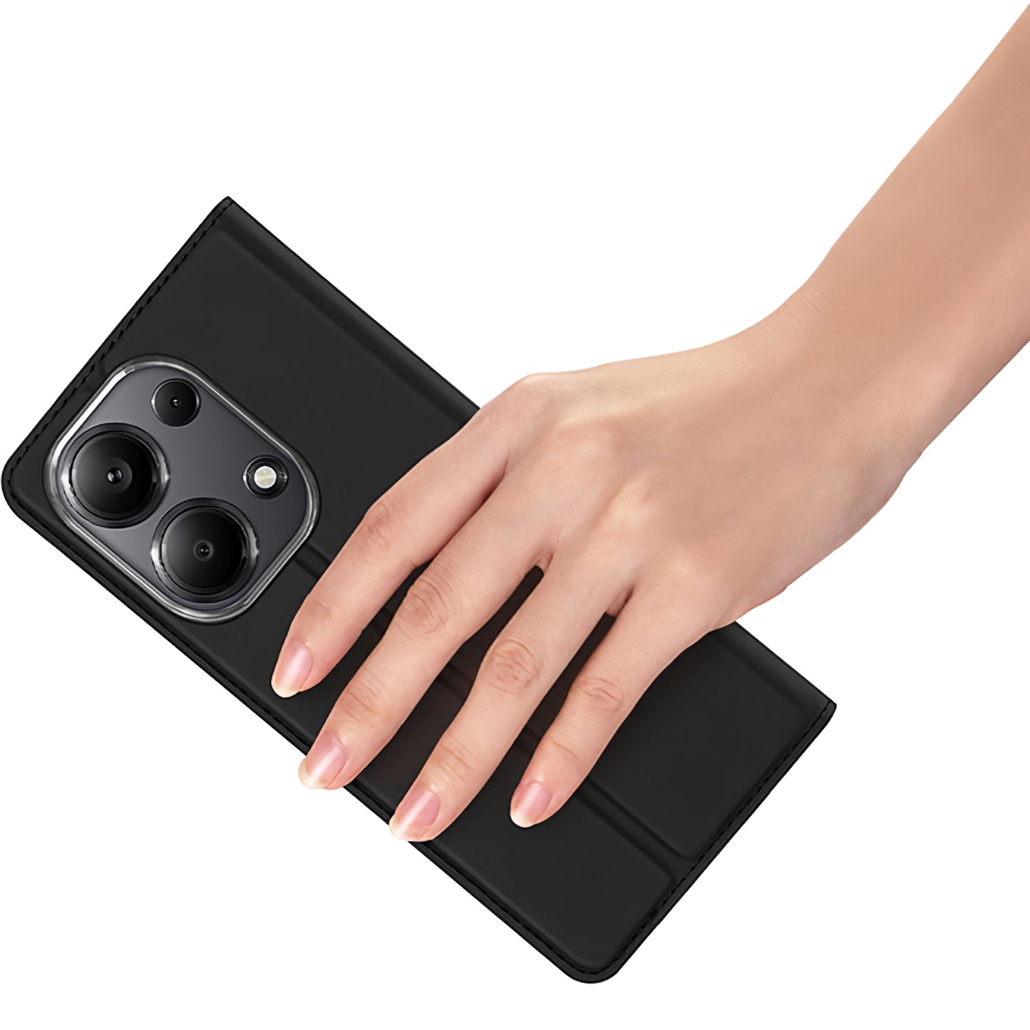 Puzdro pre Xiaomi Redmi Note 13 Pro 4G / Poco M6 Pro 4G, DUX DUCIS, Skin Pro, Čierne