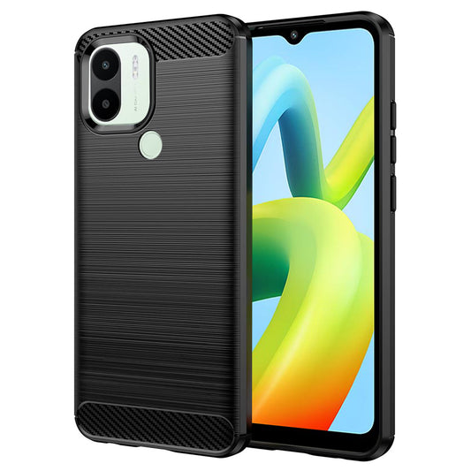 Puzdro pre Xiaomi Redmi A2+ / A1+, Techsuit, Karbón, Čierne