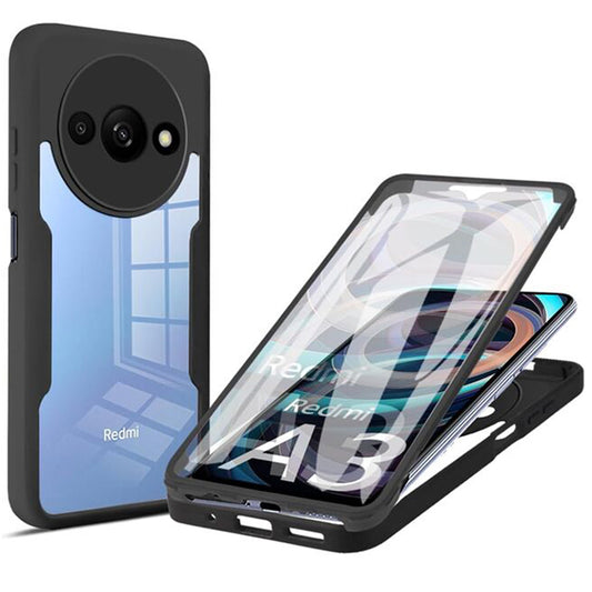 Puzdro pre Xiaomi Redmi A3x / A3, Techsuit, ColorVerse 360, Čierne
