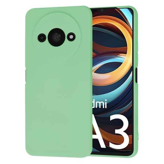 Obal na Xiaomi Redmi A3x / A3, Techsuit, SoftFlex, Svetlozelený