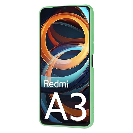 Obal na Xiaomi Redmi A3x / A3, Techsuit, SoftFlex, Svetlozelený