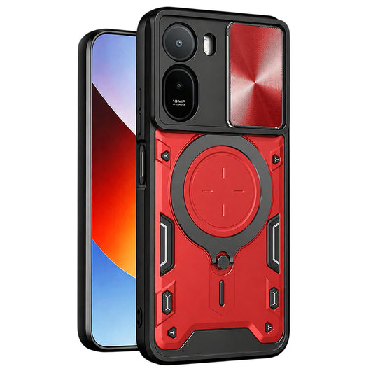 Puzdro pre Xiaomi Redmi A7 Pro 4G, Techsuit, CamGuard Pro, Červené