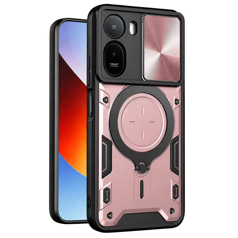 Puzdro pre Xiaomi Redmi A7 Pro 4G, Techsuit, CamGuard Pro, Ružovo zlaté
