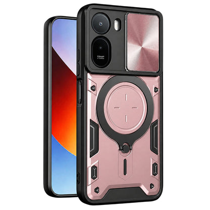 Puzdro pre Xiaomi Redmi A7 Pro 4G, Techsuit, CamGuard Pro, Ružovo zlaté