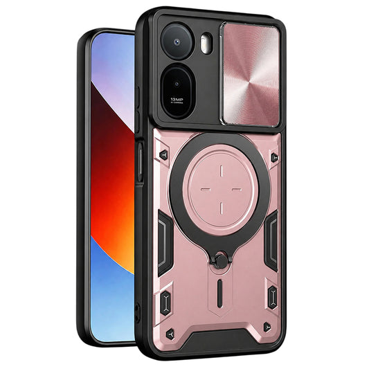 Puzdro pre Xiaomi Redmi A7 Pro 4G, Techsuit, CamGuard Pro, Ružovo zlaté