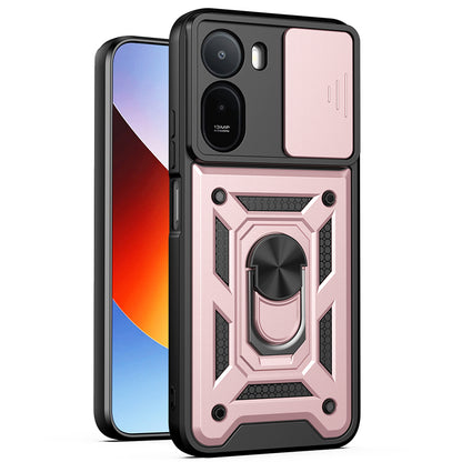 Puzdro pre Xiaomi Redmi A7 Pro 4G, Techsuit, CamShield, Ružovo zlaté