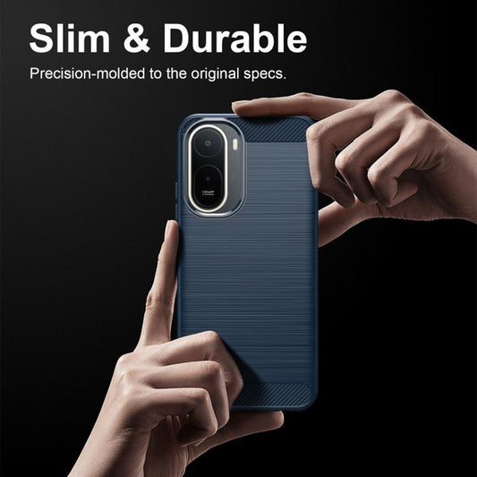 Puzdro pre Xiaomi Redmi A7 Pro 4G, Techsuit, Karbón, Modrá