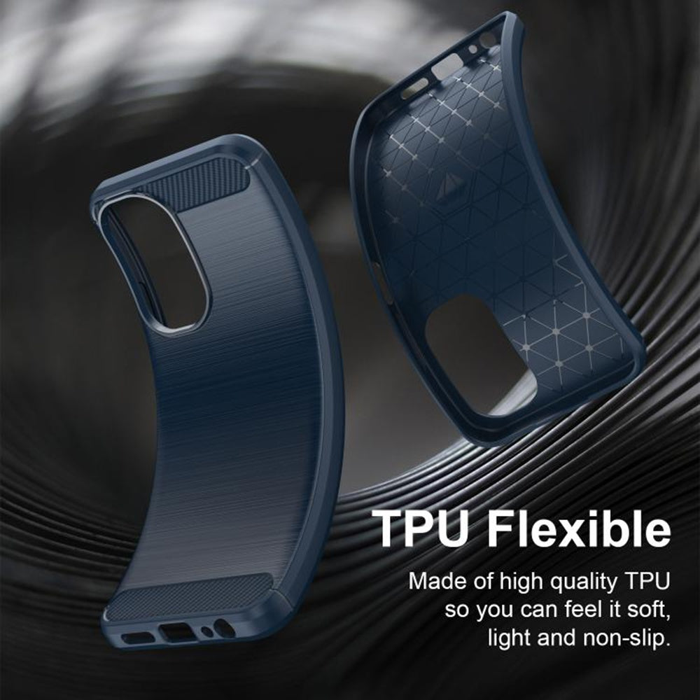 Puzdro pre Xiaomi Redmi A7 Pro 4G, Techsuit, Karbón, Modrá