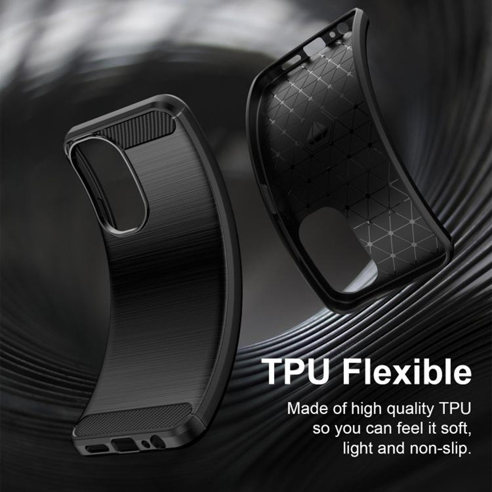 Puzdro pre Xiaomi Redmi A7 Pro 4G, Techsuit, Karbón, Čierne