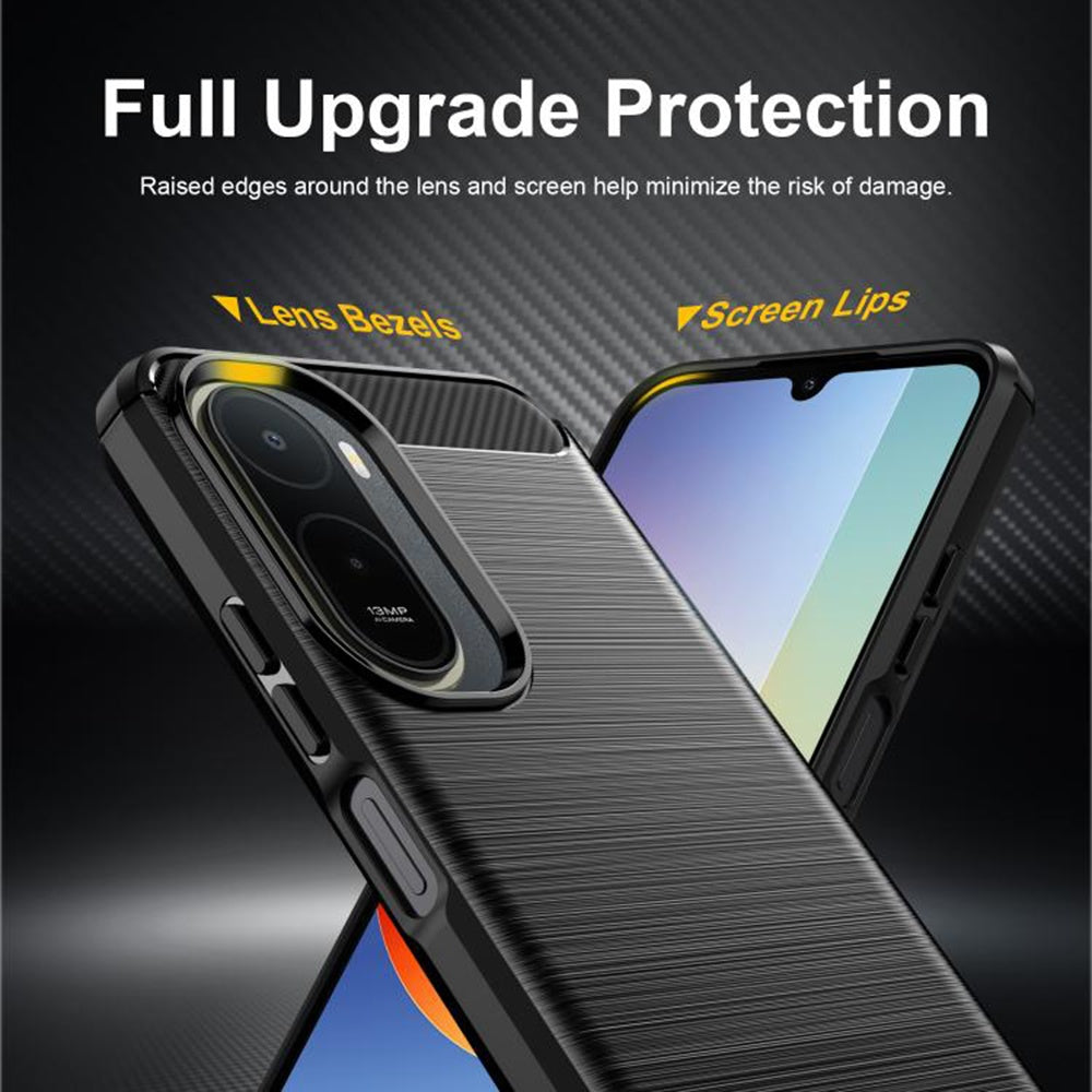 Puzdro pre Xiaomi Redmi A7 Pro 4G, Techsuit, Karbón, Čierne
