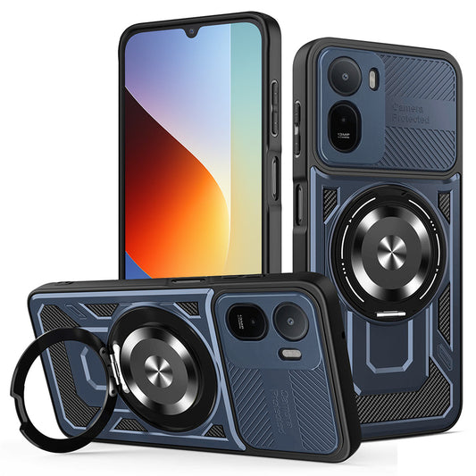 Puzdro pre Xiaomi Redmi A7 Pro 4G, Techsuit, RuggedCam, Modré