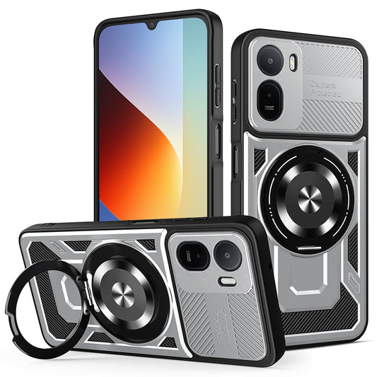 Puzdro pre Xiaomi Redmi A7 Pro 4G, Techsuit, RuggedCam, Sivá
