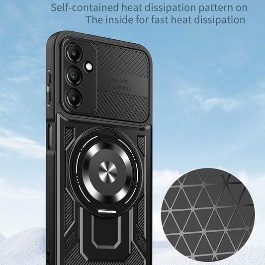 Puzdro pre Xiaomi Redmi A7 Pro 4G, Techsuit, RuggedCam, fialové