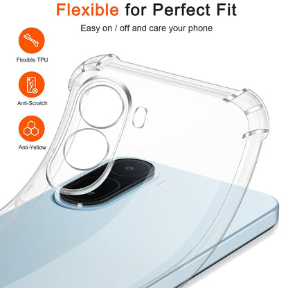 Puzdro pre Xiaomi Redmi A7 Pro 4G, Techsuit, Shockproof Clear, Transparent