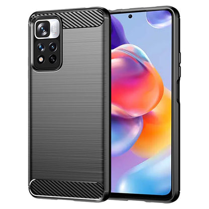 Puzdro pre Xiaomi Redmi Note 11 Pro+ 5G, Techsuit, Karbón, Čierne