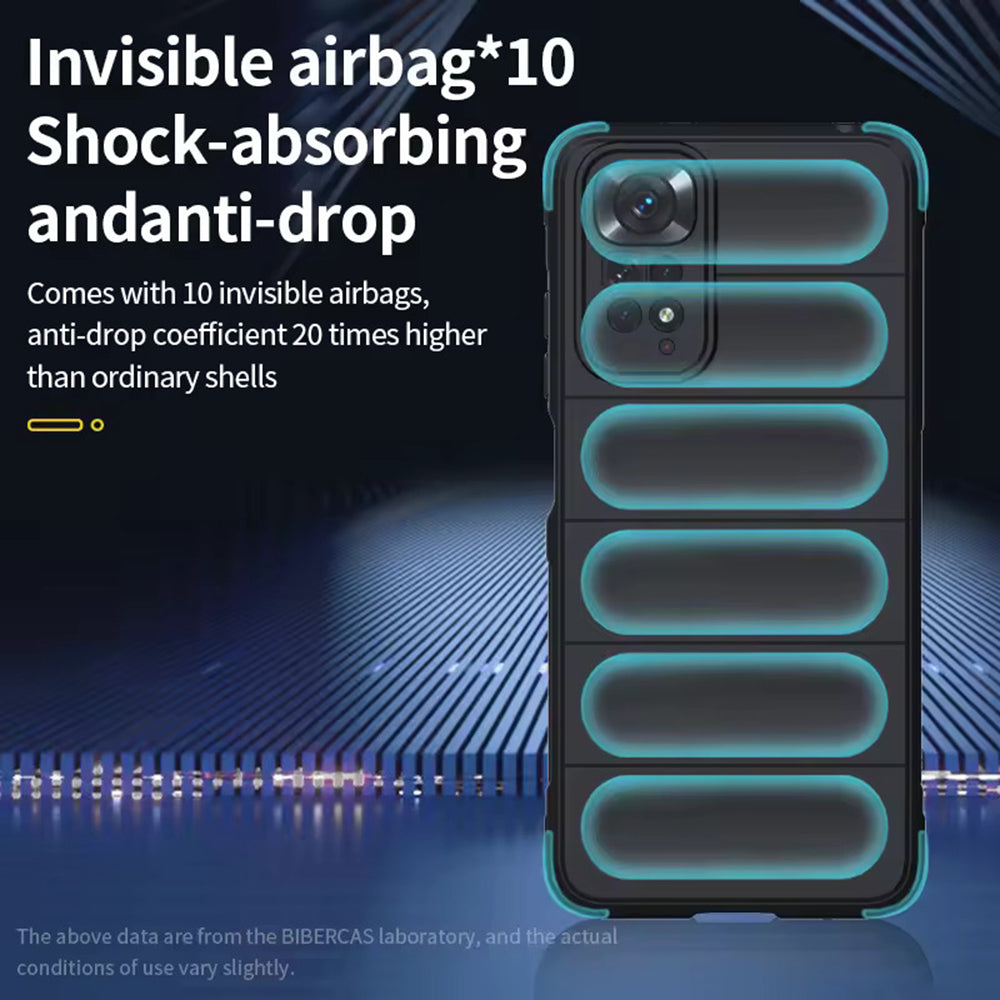 Puzdro pre Xiaomi Redmi Note 11S / Note 11, Techsuit, Magic Shield, Čierne