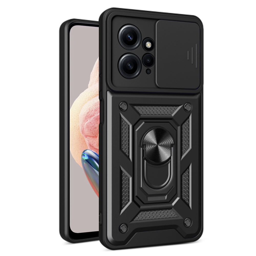 Puzdro pre Xiaomi Redmi Note 12 4G, Techsuit, CamShield, Čierne