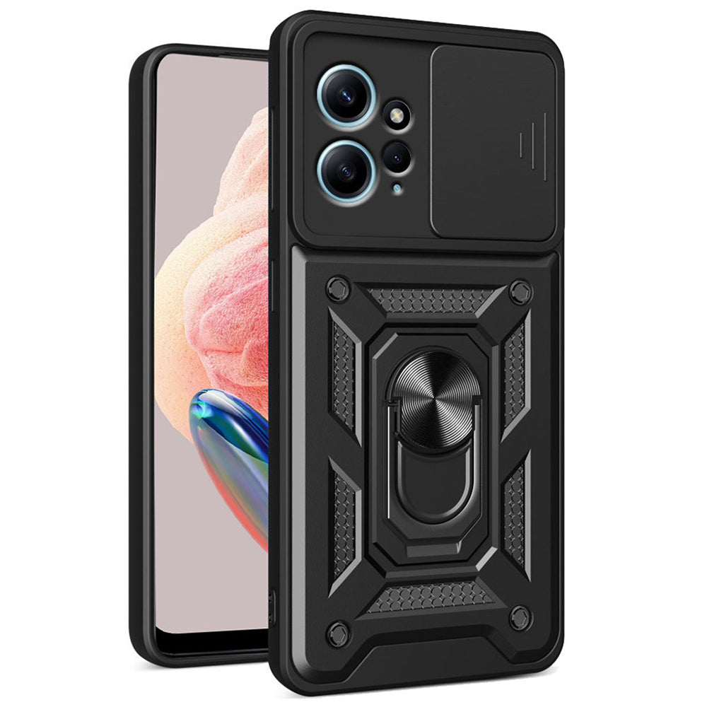 Puzdro pre Xiaomi Redmi Note 12 4G, Techsuit, CamShield, Čierne