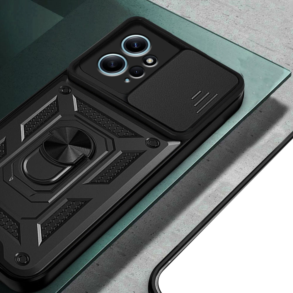 Puzdro pre Xiaomi Redmi Note 12 4G, Techsuit, CamShield, Čierne