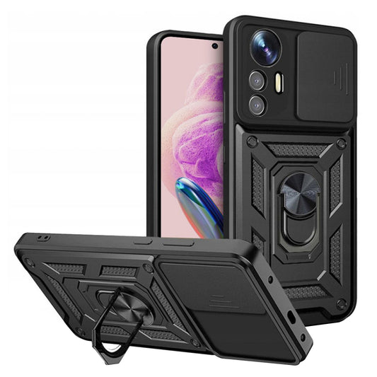 Puzdro pre Xiaomi Redmi Note 12S, Techsuit, CamShield, Čierne