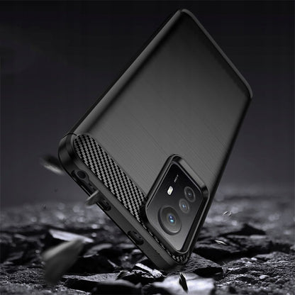 Puzdro pre Xiaomi Redmi Note 12S, Techsuit, Karbón, Čierne
