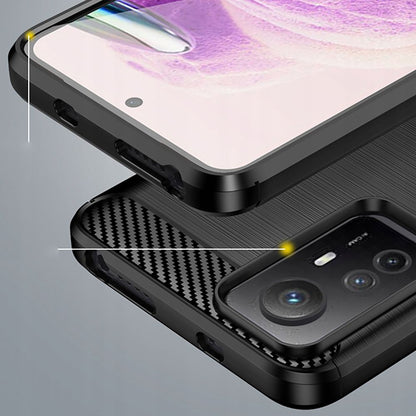 Puzdro pre Xiaomi Redmi Note 12S, Techsuit, Karbón, Čierne