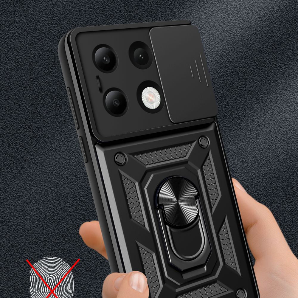 Case for Xiaomi Redmi Note 13 4G, Techsuit, CamShield, Blue