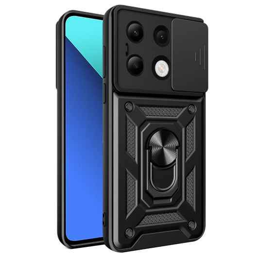 Puzdro pre Xiaomi Redmi Note 13 4G, Techsuit, CamShield, Čierne