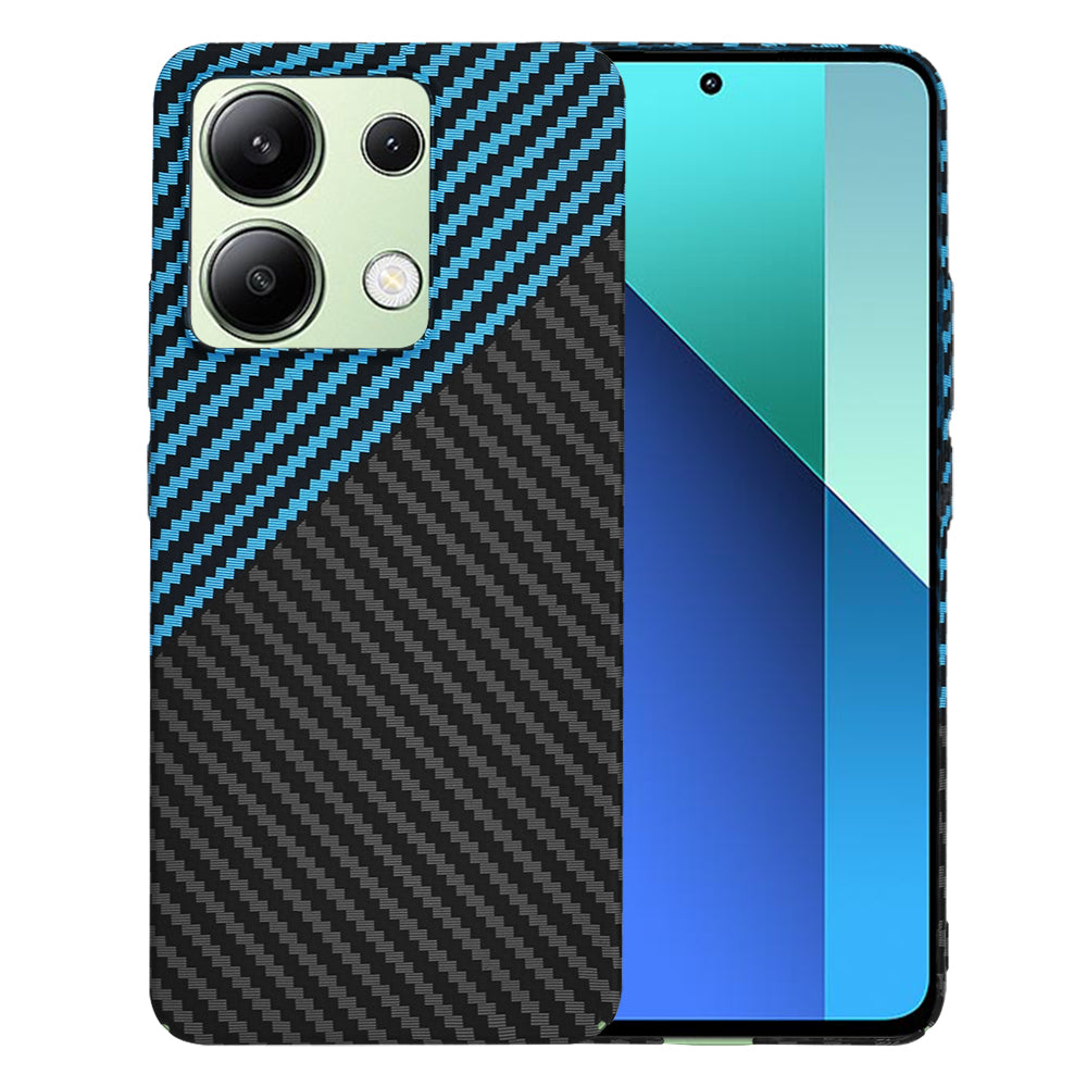 Puzdro pre Xiaomi Redmi Note 13 4G, Techsuit, Carbonite FiberShell, Čierna Bleu