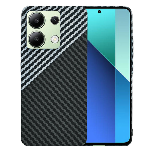 Puzdro pre Xiaomi Redmi Note 13 4G, Techsuit, Carbonite FiberShell, Čierna Sivá